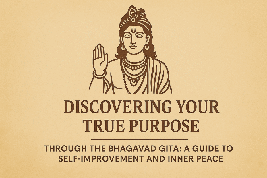 How to Find Your True Purpose with the Bhagavad Gita: A Modern Guide to Inner Peace and Self-Discovery